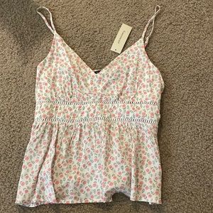 Flowery tank top
